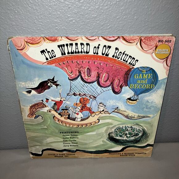 Vinyl Record The Wizard of Oz Returns Album / Board Game *Missing Instructions* - Picture 1 of 11